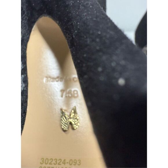 Victoria’s Secret Size 7,5 Black Lacie Tie Lace Up Heels / Stilettos - Picture 4 of 15